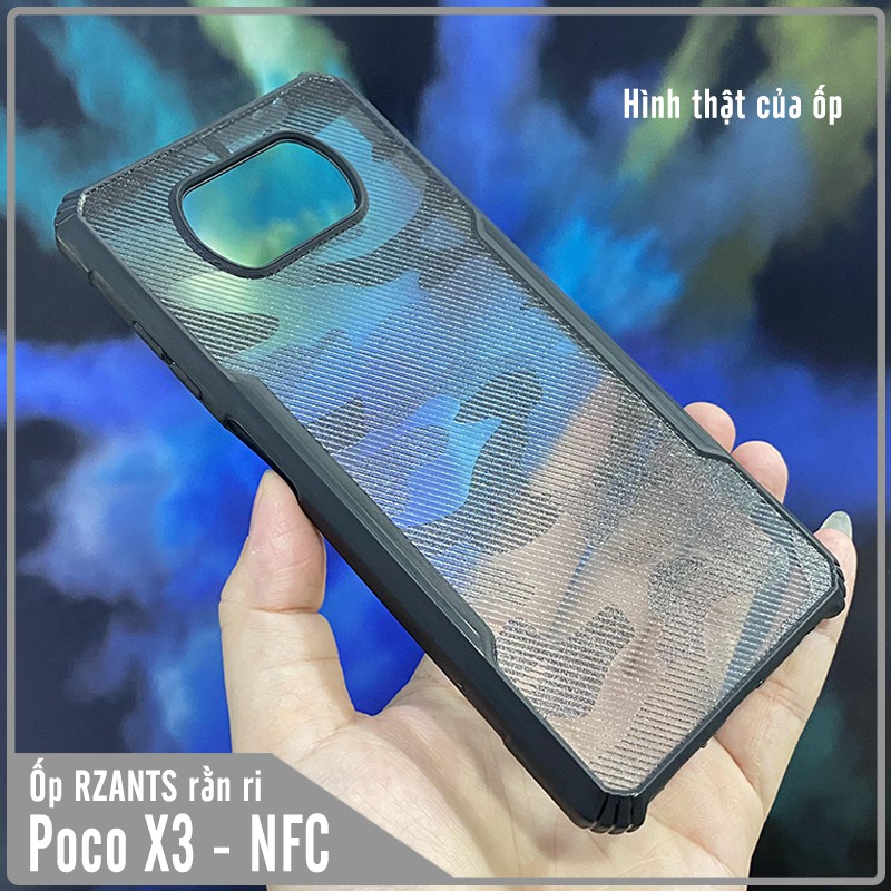 Ốp lưng cho Xiaomi Poco X3 NFC Rzants rằn ri