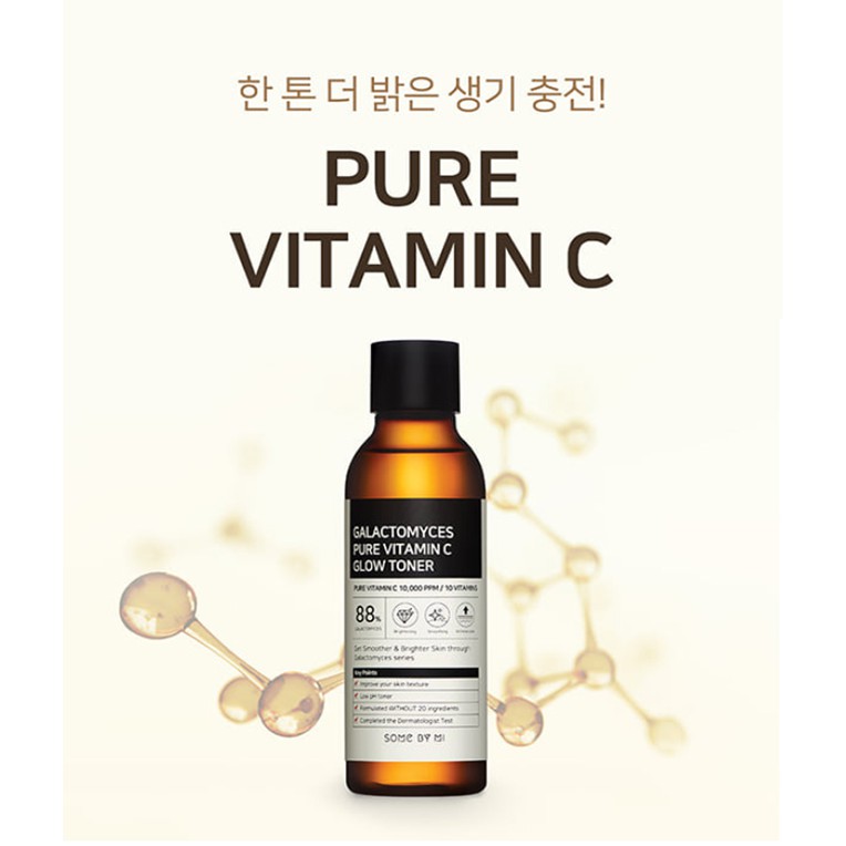 Nước Hoa Hồng Dưỡng Trắng, Chống Lão Hóa Some By Mi Galactomyces Pure Vitamin C Glow Toner 200ml