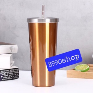 Ly giữ nhiệt baol 800ml giữ nhiệt tốt kèm ống hút inox