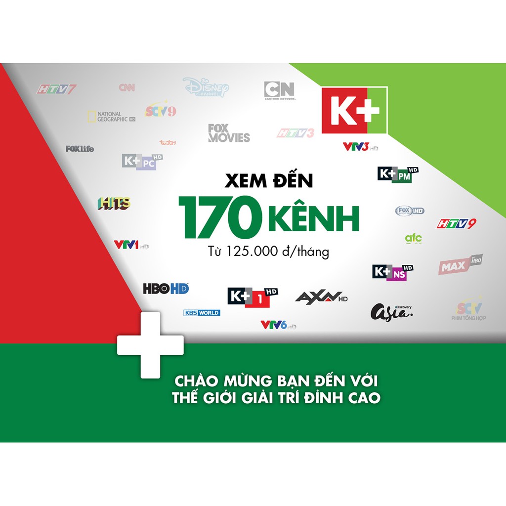 Đầu thu kèm điều khiển HD của K+