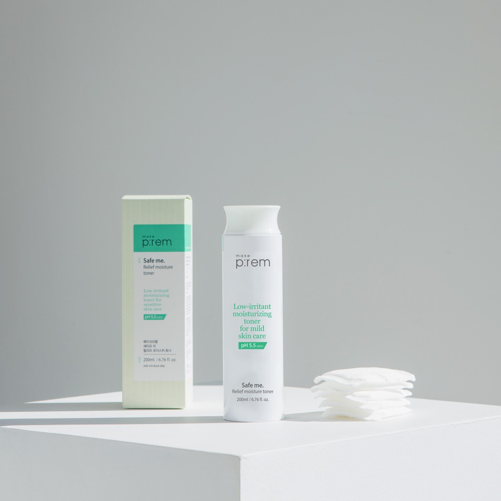Nước cân bằng Make p:rem Safe me. Relief Moisture Toner 200ml | BigBuy360 - bigbuy360.vn