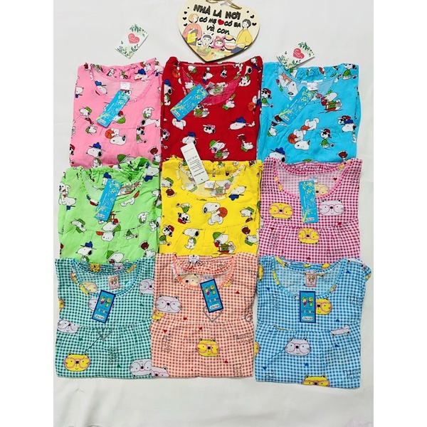 Size đại S-XL bộ lanh/tôn/Tole tay búp bé gái