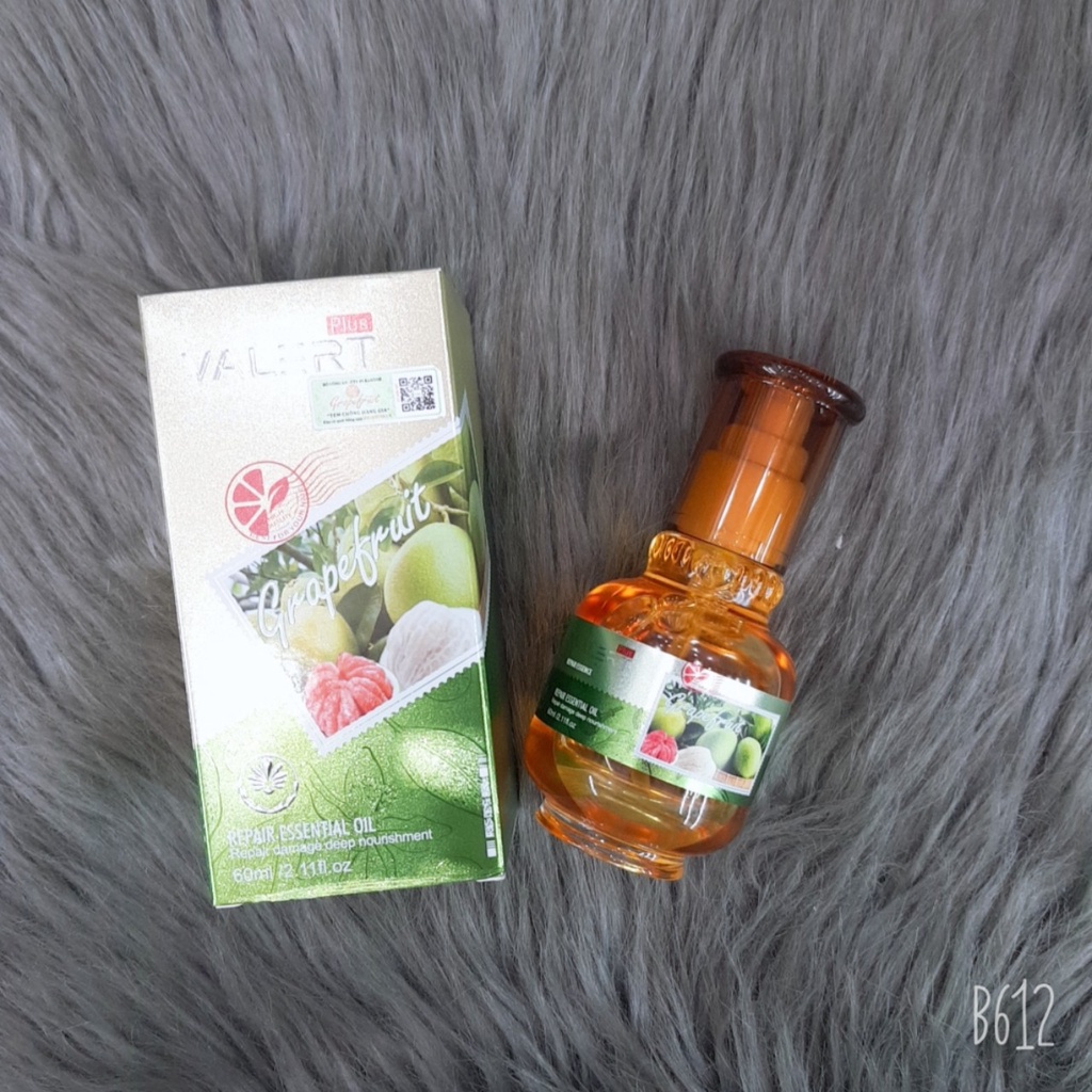 ( Hàng chính hãng ) Tinh dầu bưởi Grapefruit Valert cho tóc khô hư tổn