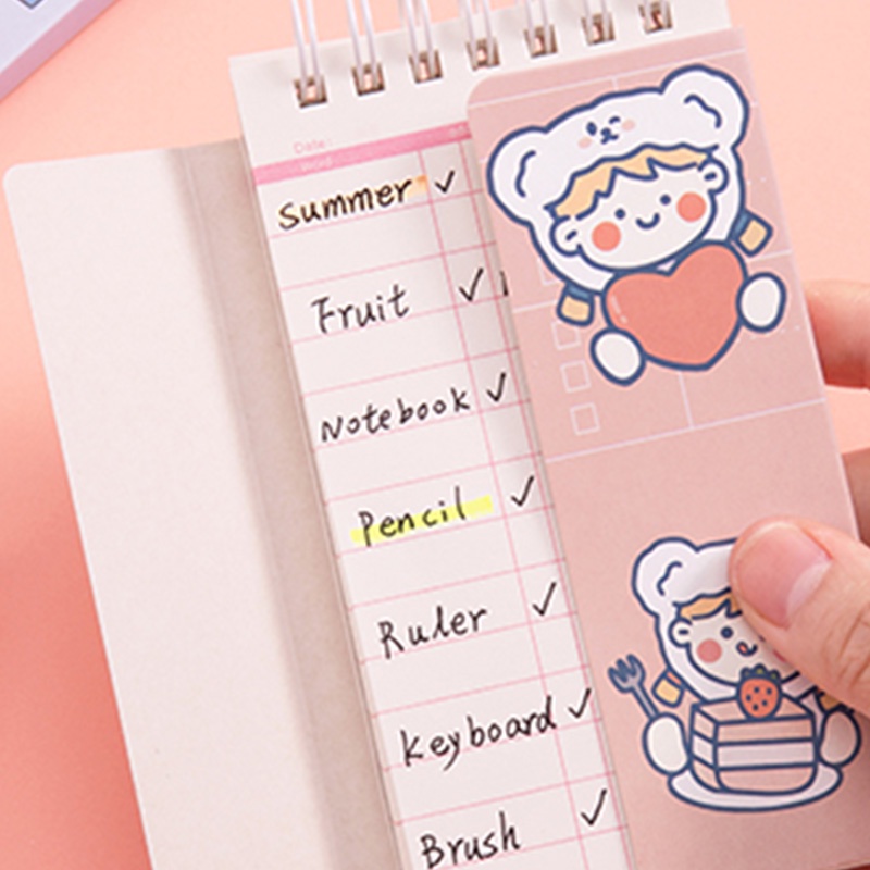 Sổ từ vựng ghi chép chất lượng cao hoạ tiết hoạt hình xinh xắn cho học sinh Creamy SCA716004