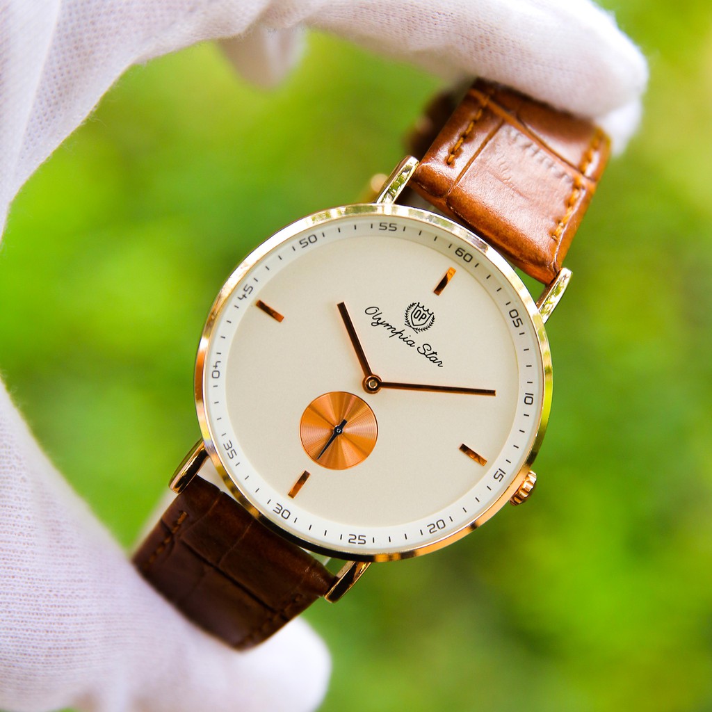 Đồng Hồ Nam OP02 Dây Da Màu Nâu Cao Cấp Mặt Kính Chống Xước, Chống Nước BH Hãng 12 Tháng | BigBuy360 - bigbuy360.vn