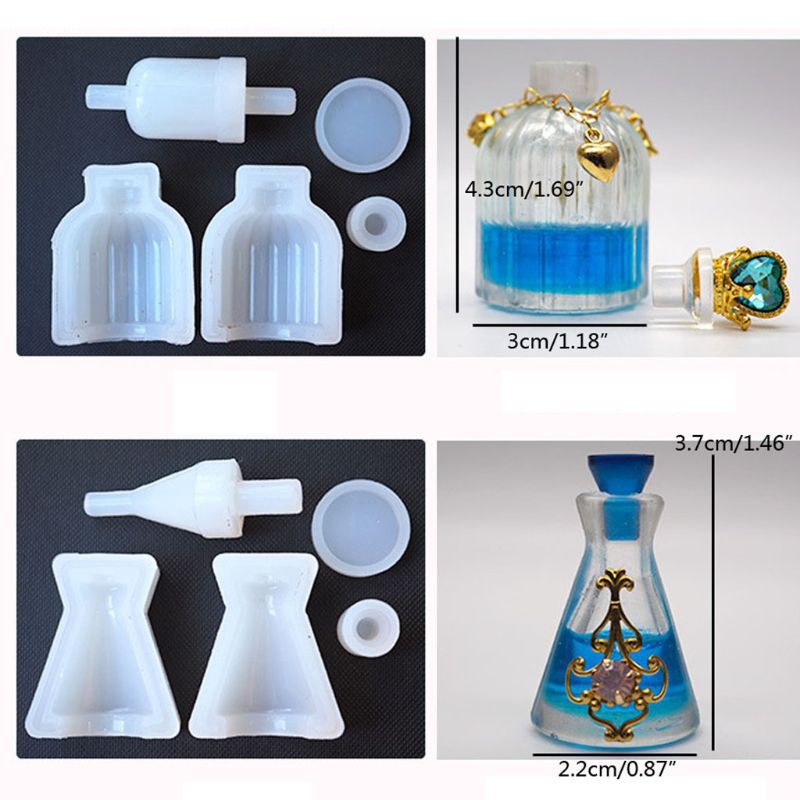 Set 5 Khuôn Nhựa Làm Đồ Trang Trí Thủ Công