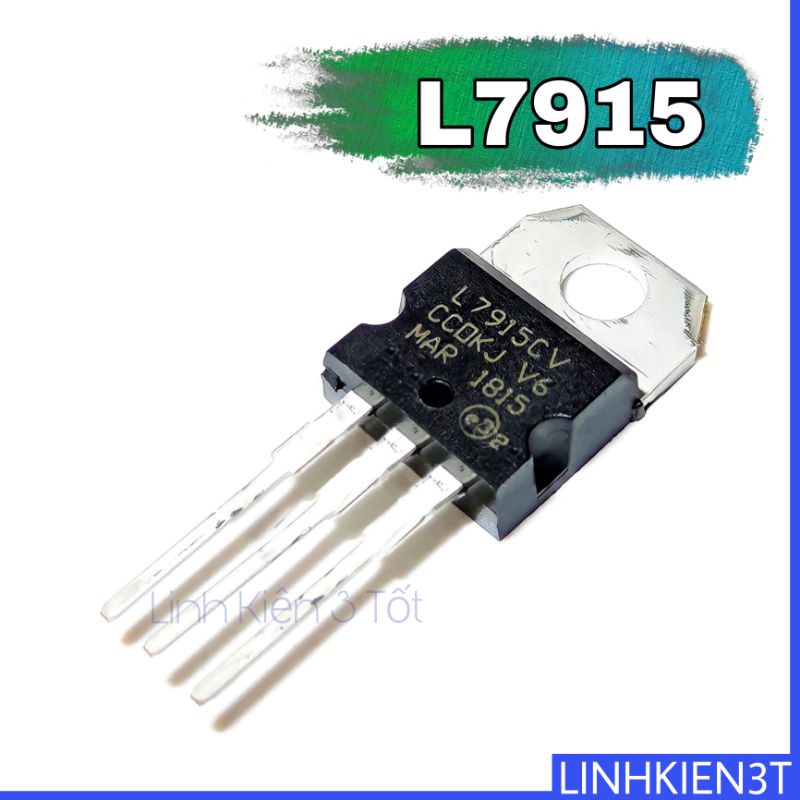 IC Ổn Áp Nguồn 15V L7915 1.5A TO-220 chính hãng