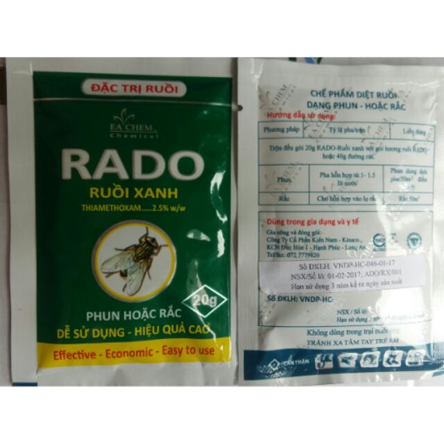 Thuốc ruồi RADO gói 20g
