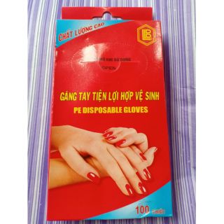 Hộp 100 chiếc găng nilong