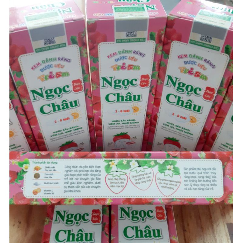 ✅ KEM ĐÁNH RĂNG TRẺ EM 50G (Hương dâu)