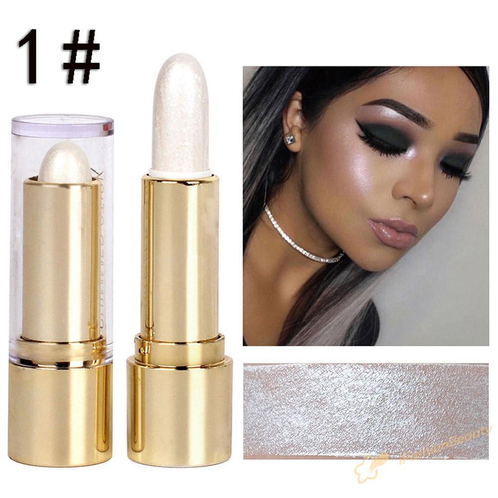 【New】Glitter Makeup Highlighter Stick Face Contour Brightener Shimmer Bronzer