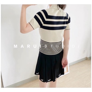Áo len kẻ cổ đức style hàn quốc cực cool