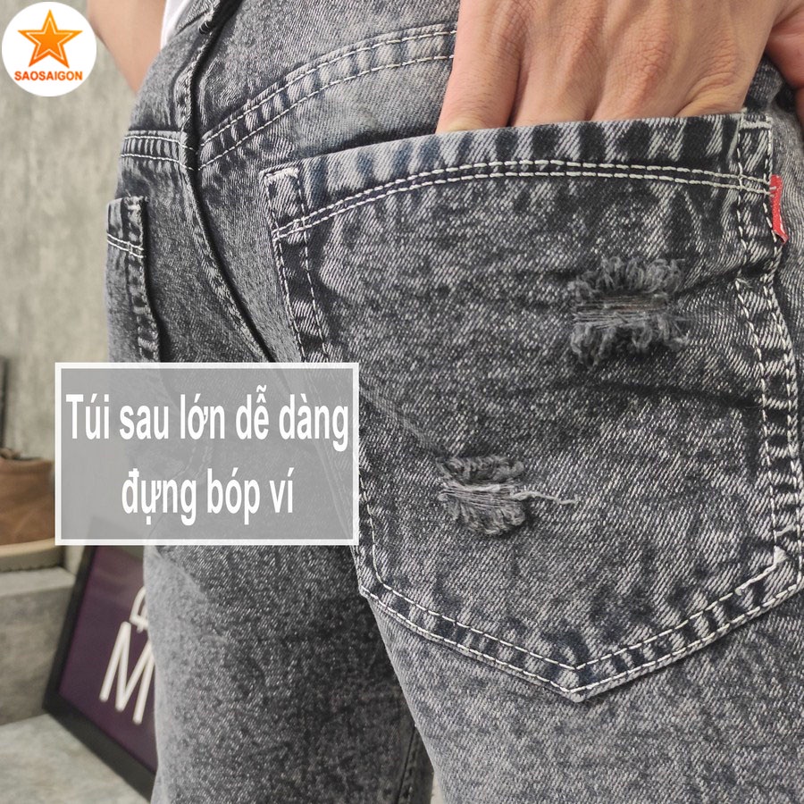 Quần short nam [ HÌNH THẬT ] jean đẹp chuẩn siêu bền SG415 Saosaigon | WebRaoVat - webraovat.net.vn