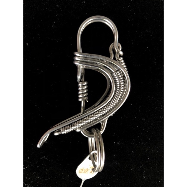 Móc khoá inox hình chim khách