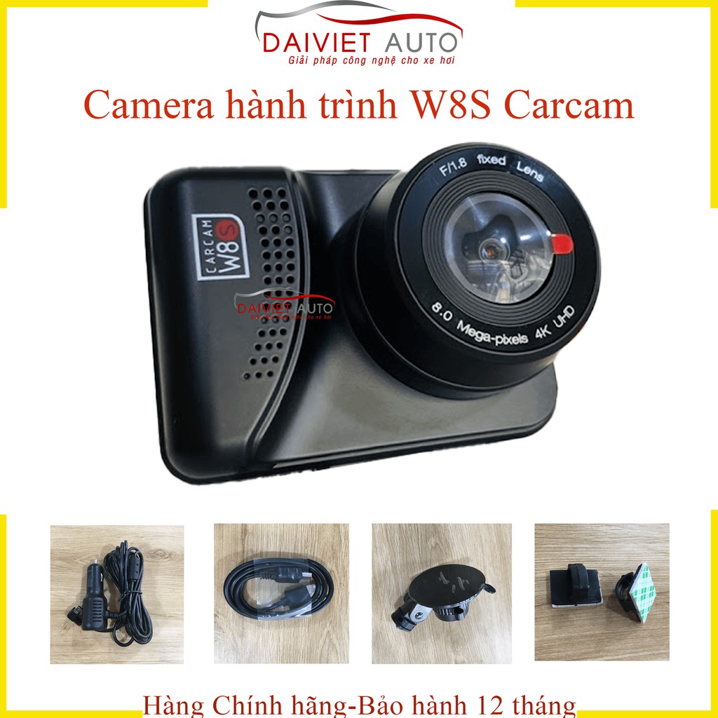 Cam hành trình CarCam W8s đọc biển báo tốc độ giao thông - Hàng chính hãng | ĐẠI VIỆT AUTO | BigBuy360 - bigbuy360.vn