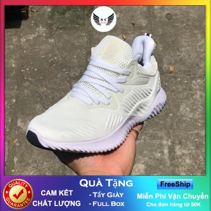 Giày Thể Thao Nam Nữ🎁FREESHIP🎁 Giảm Ngay 20K Khi Nhập [ GIÀY ALPHA ] Giày Nam Nữ ALPHA Trắng Full Cao Cấp