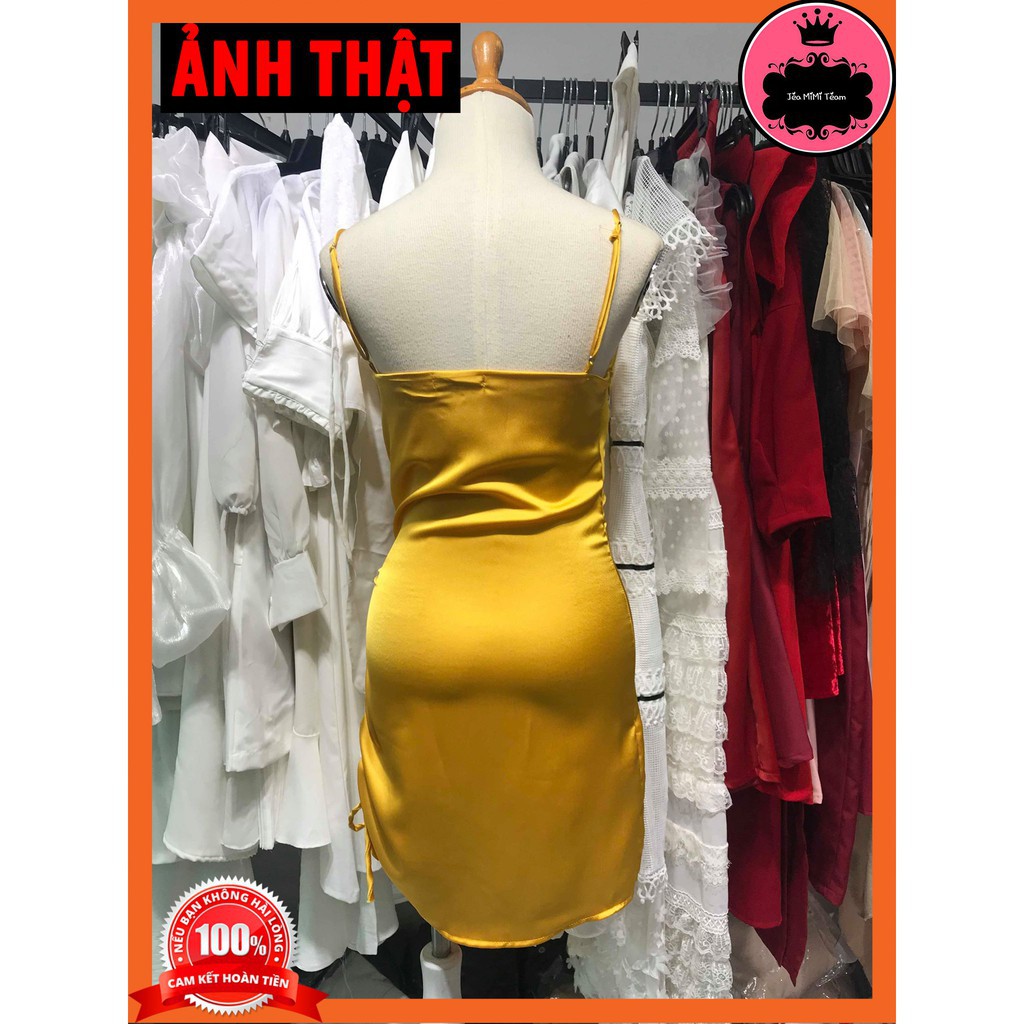 ĐẦM BODY THUN - VÁY 2 DÂY CÓ MÚT NGỰC FREESIZE CHẤT LỤA GÂN - MYDRESS | BigBuy360 - bigbuy360.vn