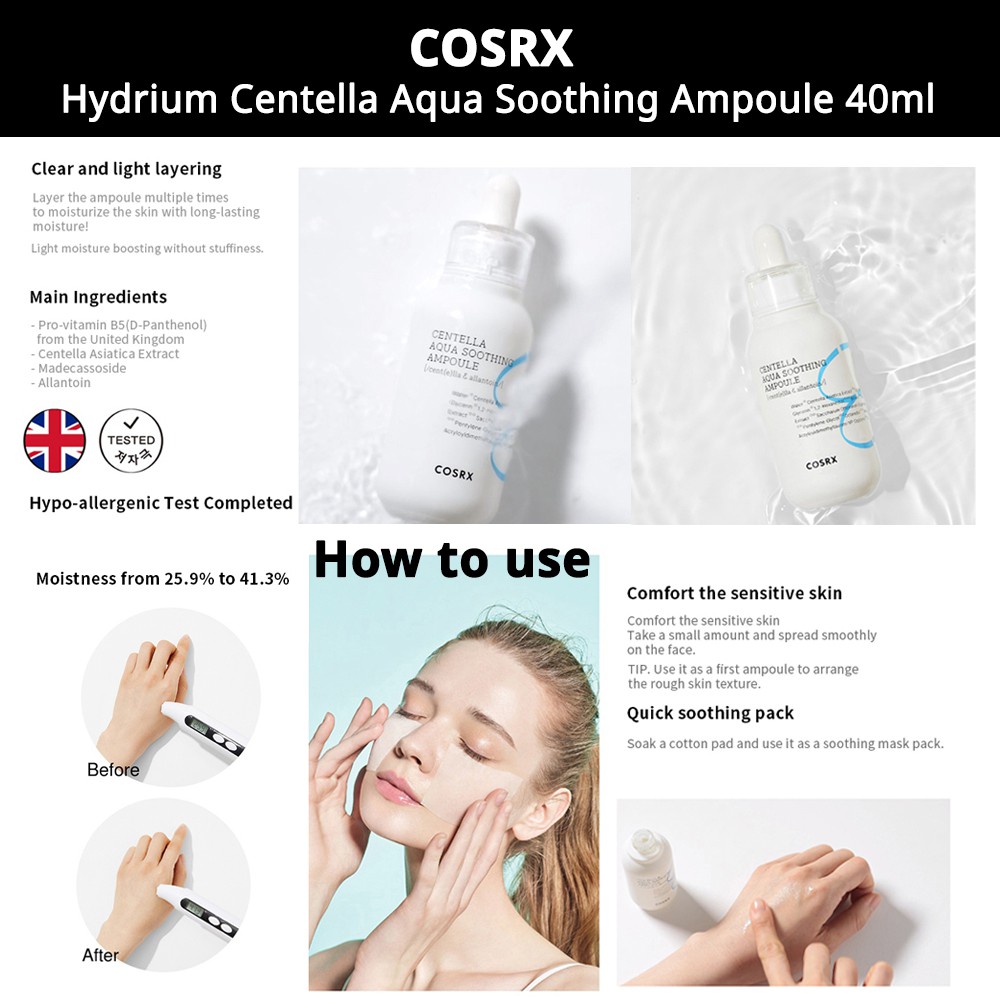 Kem gel Chứa Hydro / Trà Xanh / Hydra Làm Dịu Da / Dưỡng Ẩm