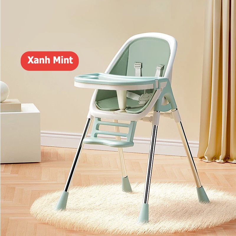 Ghế ăn dặm cho bé cao cấp Jokey V5 điều chỉnh độ cao tặng kèm đệm lót - Bảo hành 12 tháng