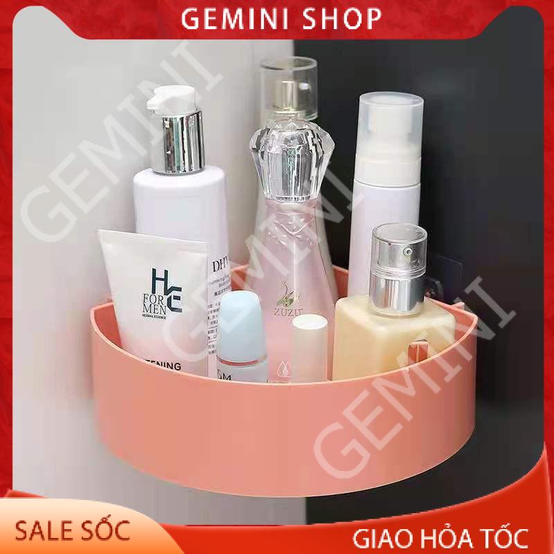 Kệ góc nhà tắm kệ chữ nhật dán tường N215 siêu dính chắc giá để đồ phòng tắm tam giác kệ ngang nhà bếp siêu chắc GEMINI