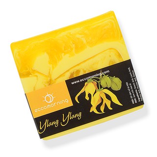 Xà Bông Thiên Nhiên Handmade eccomorning Hình Vuông Hương Ngọc Lan Tây - Ylang Ylang Soap
