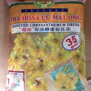 TRÀ HOA CÚC MẬT ONG HOÀ TAN HÁN LINH ( 35 GÓI HOÀ TAN )