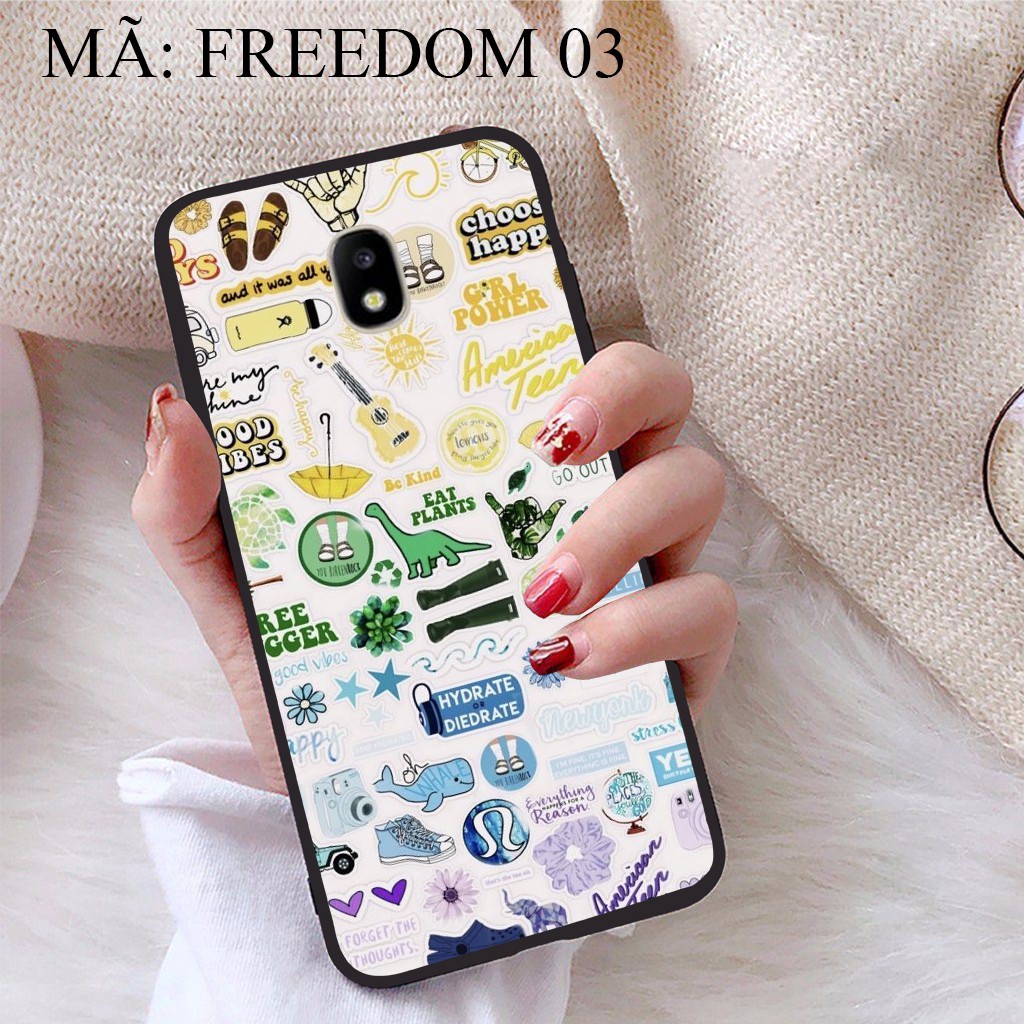 Ốp lưng Samsung J3 Pro 2017 viền dẻo TPU BST Phong Cách Freedom