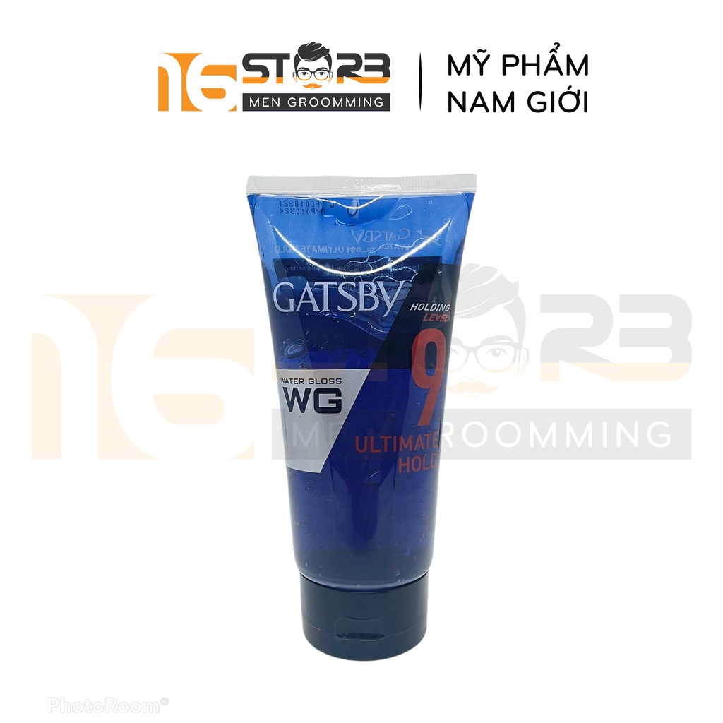 Gel Vuốt Tóc Gatsby Water Gloss Super Hard, Ultimate Hold 170g