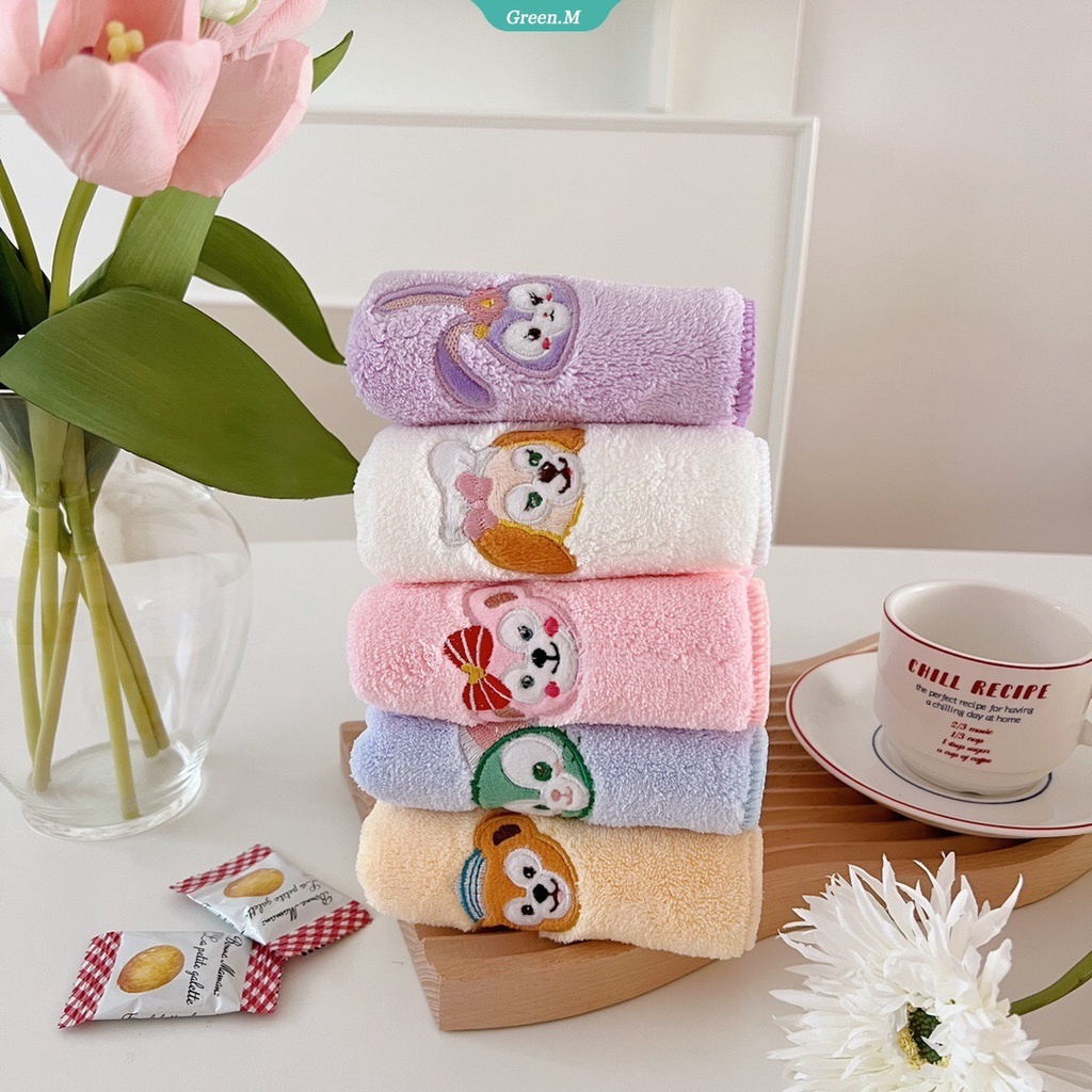 Bộ 5 Khăn Lông Cừu San Hô Họa Tiết Hoạt Hình Cinnamoroll My Melody Kuromi Linabell Sanrio Dễ Thương