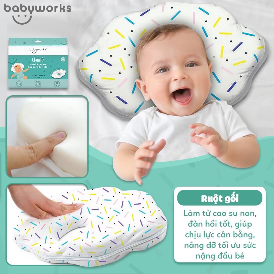 GỐI CHỐNG BẸT ĐẦU BABYWORKS