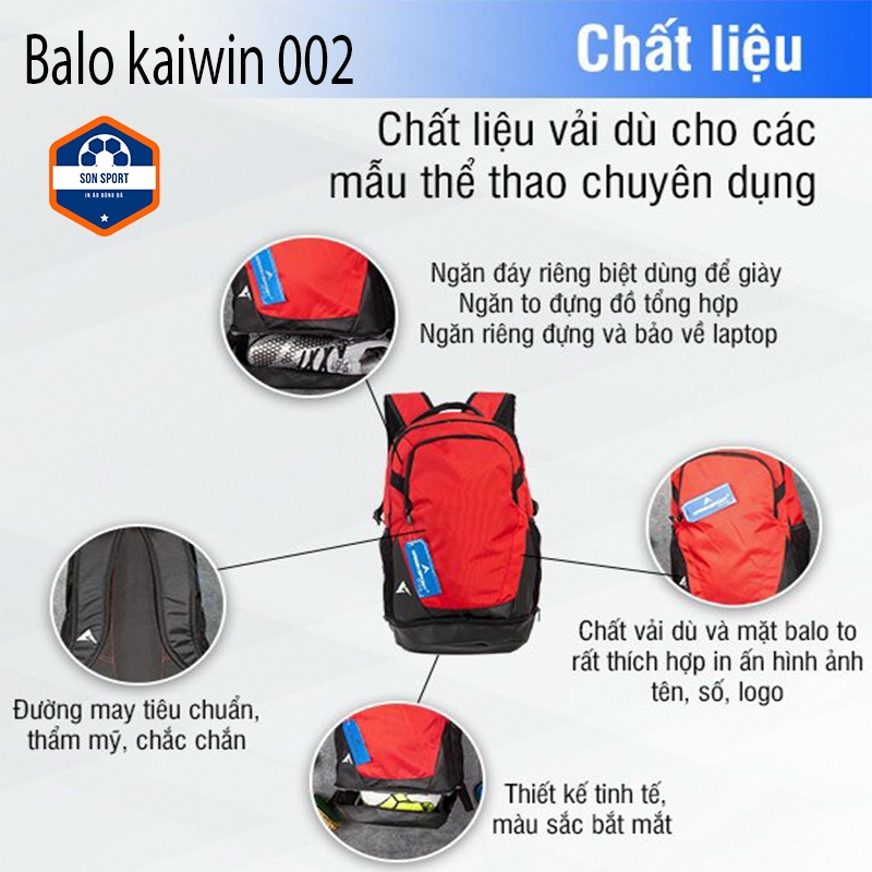 Ba Lô Thể Thao Đá banh 002.Có Hỗ trợ in ấn
