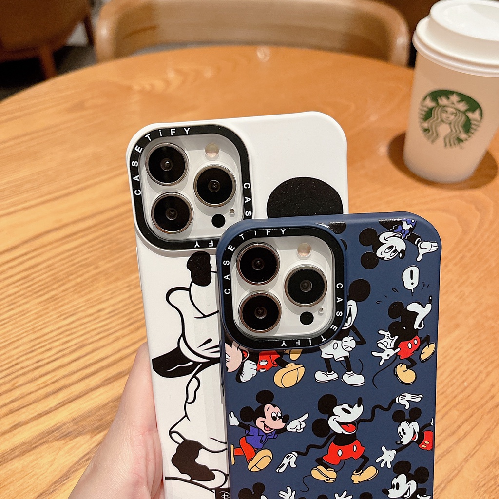 Ốp Điện Thoại Silicon Dẻo Chống Sốc Họa Tiết Chuột Hoạt Hình Cho iPhone X XR XS MAX 14 plus 12 11 13 pro MAX