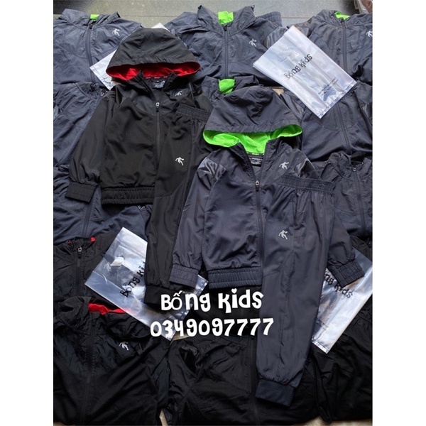 Bộ Gió Kéo Khoá Hoodie Bé Trai ANDY1(có lỗi)