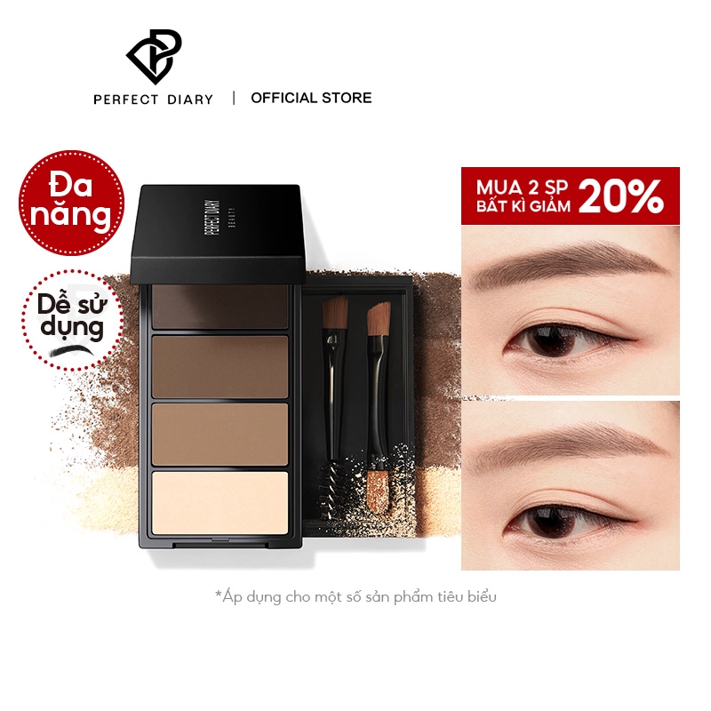 Phấn trang điểm lông mày PERFECT DIARY 10g chất lượng cao