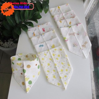 khăn yếm xô,yếm tam giác vải xô,yếm xô cho bé đồ sơ sinh