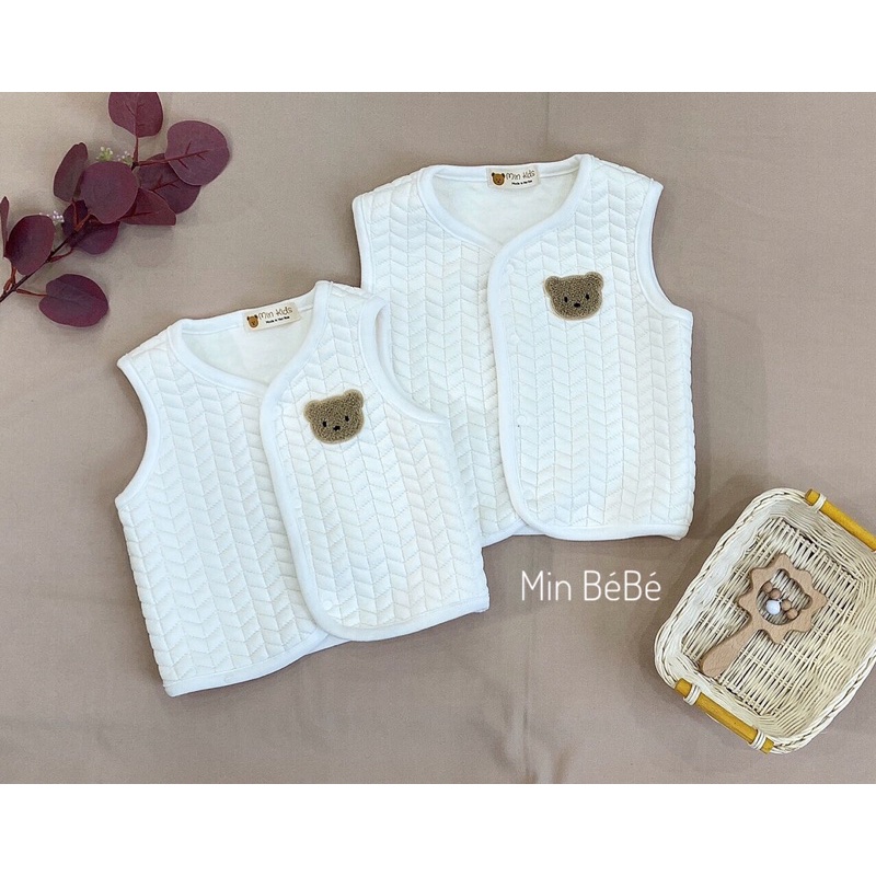 Áo ghi lê trần bông mềm mại cho bé