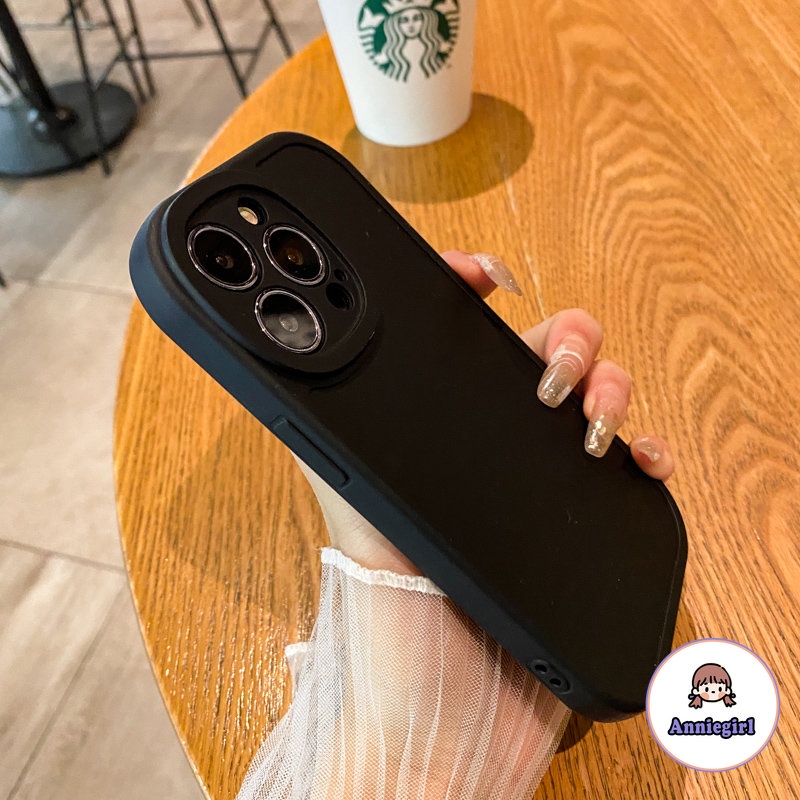 Ốp Điện Thoại TPU Dẻo Màu Tím Thiết Kế Đơn Giản Thời Trang Cho IPhone 11 7Plus 8Plus XR 14 13 12 Pro Max