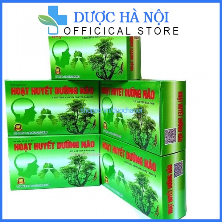 Combo 10 hộp Hoạt huyết dưỡng não tăng cường trí nhớ giúp hoạt huyết, tăng cường trí nhớ, tăng tuần hoàn máu – Hộp 100 v