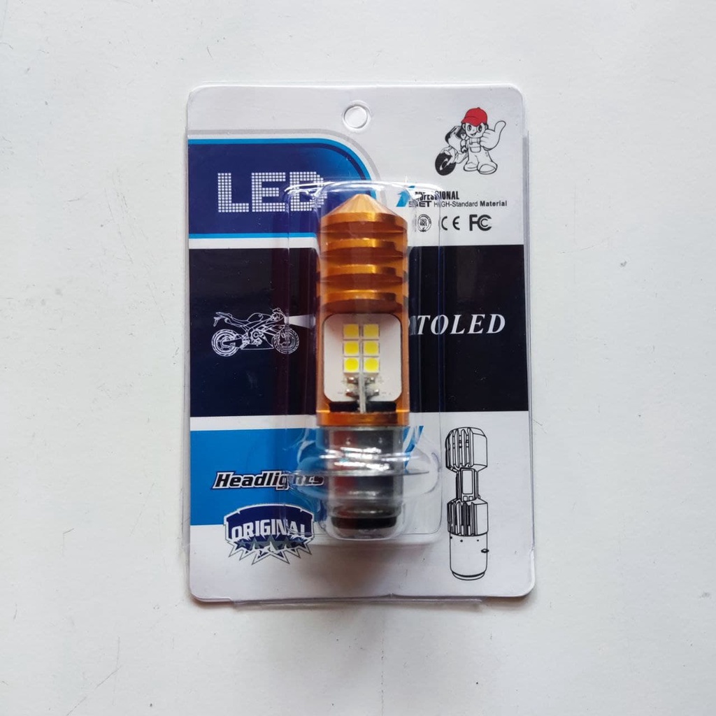 Đèn Pha LED K150 12V 35W Ánh Sáng Trắng Vàng Cho Xe Máy Honda Yamaha Suzuki Kawasaki
