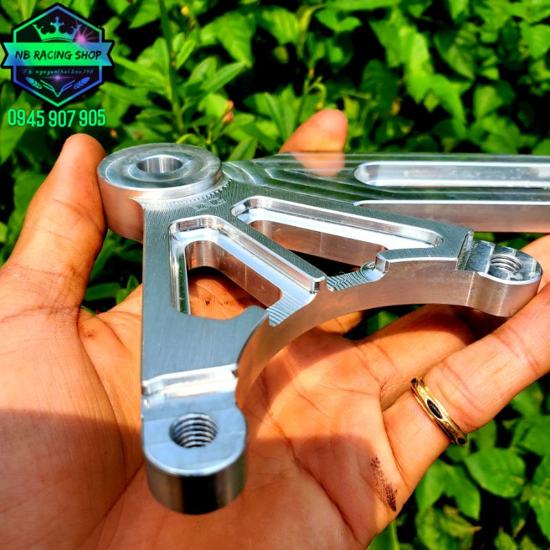 Pad Heo Cho Satria Raider 220mm Cao Cấp Brembo Adelin Frando 2 4 pít. NB Racing Shop