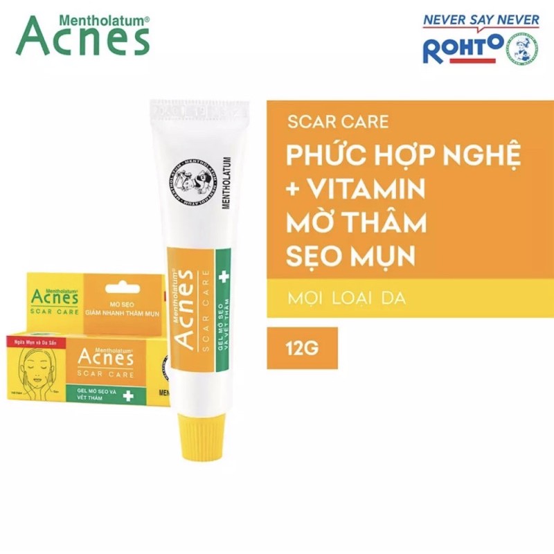 Gel mờ vết thâm và liền sẹo Acnes Scar Care 12g