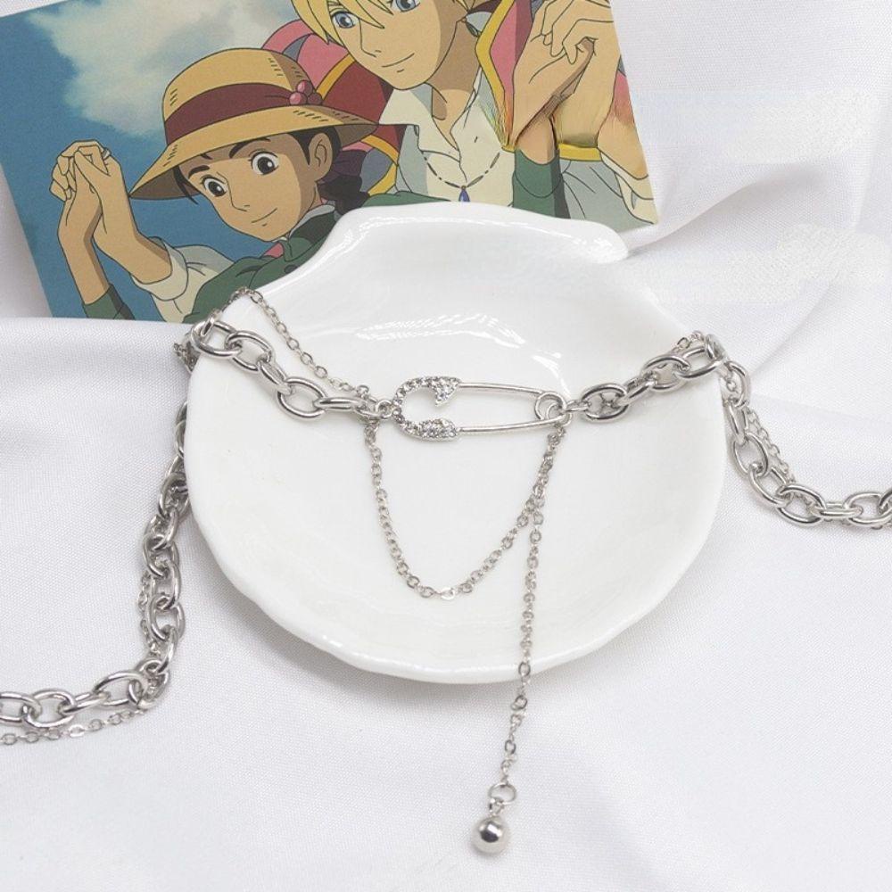 USNOW Vòng cổ Mặt Hình Hoa Cúc Phong Cách Gothic Thời Trang Cho Nữ