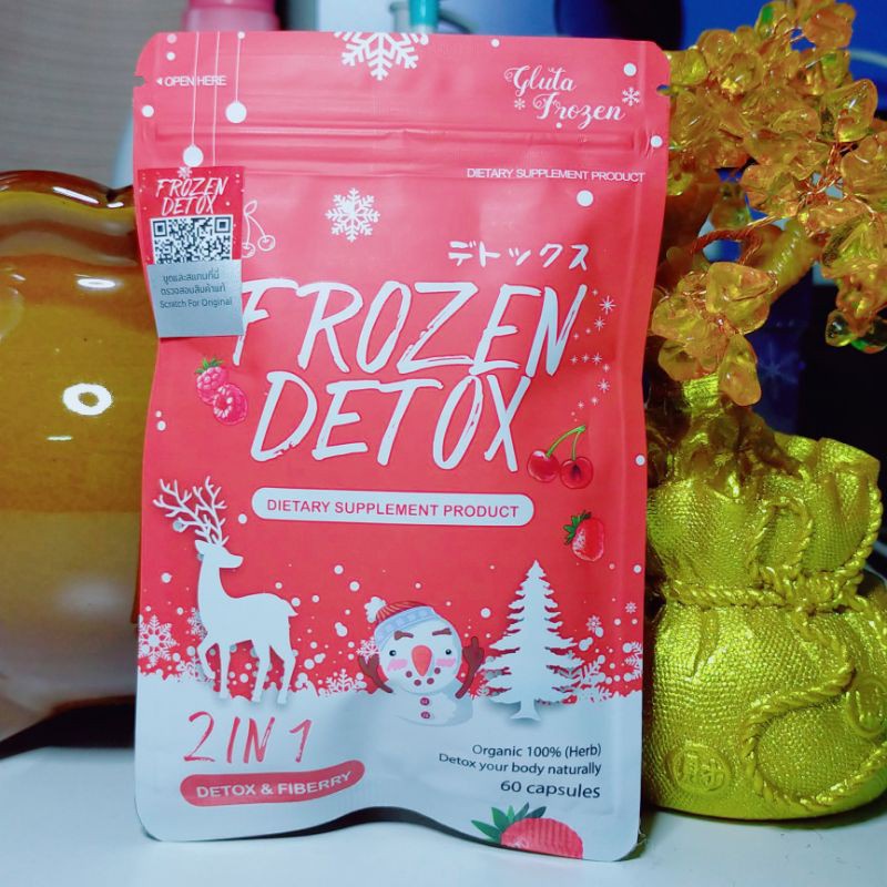 Khử mỡ giảm cân Frozen Detox đỏ Thái Lan
