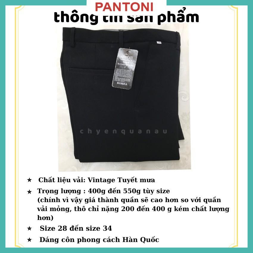 Quần tây âu nam cao cấp chất vải tuyết mưa , co giãn 4 chiều dáng ôm body chống nhăn ,chống xù tuyệt đối | BigBuy360 - bigbuy360.vn