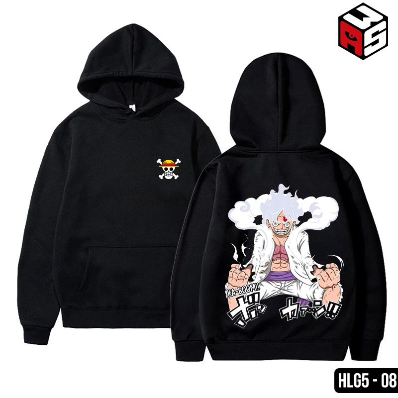 Áo hoodie one piece, áo khoác áo hoodie onepiece in hình luffy gear 5 mẫu mới cực ngầu
