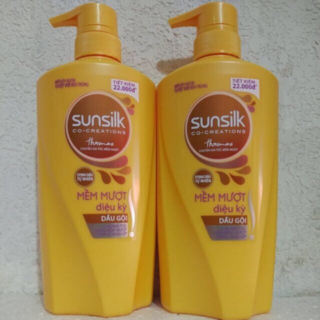 Dầu gội SUNSILK Mềm mượt diệu kỳ 650g