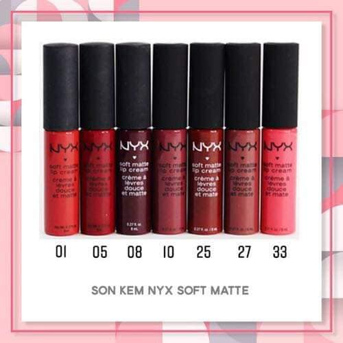 Son kem NYX Soft Matte Lip Cream Siêu Mịn SMLC 27 MADRID