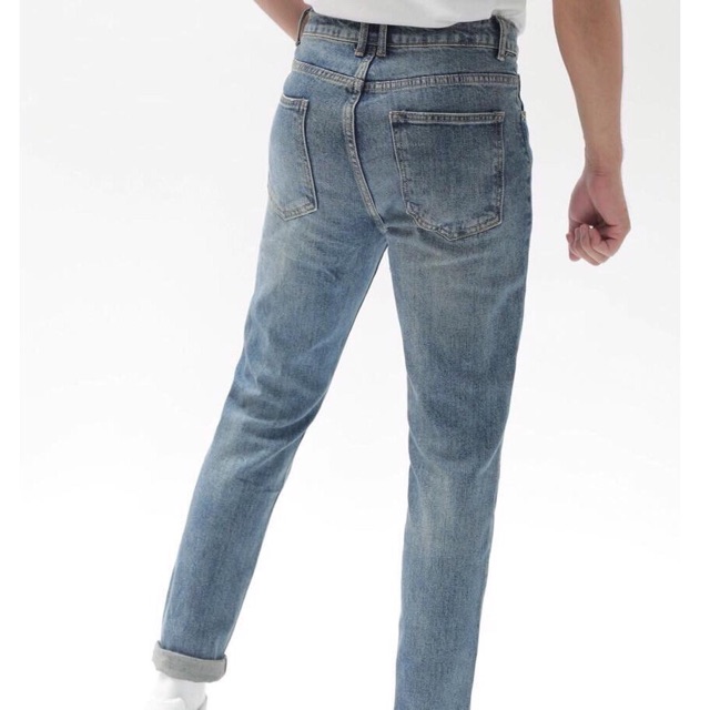 QUẦN JEAN TRƠN DÀI NAM CÔNG SỞ ( slim fit)