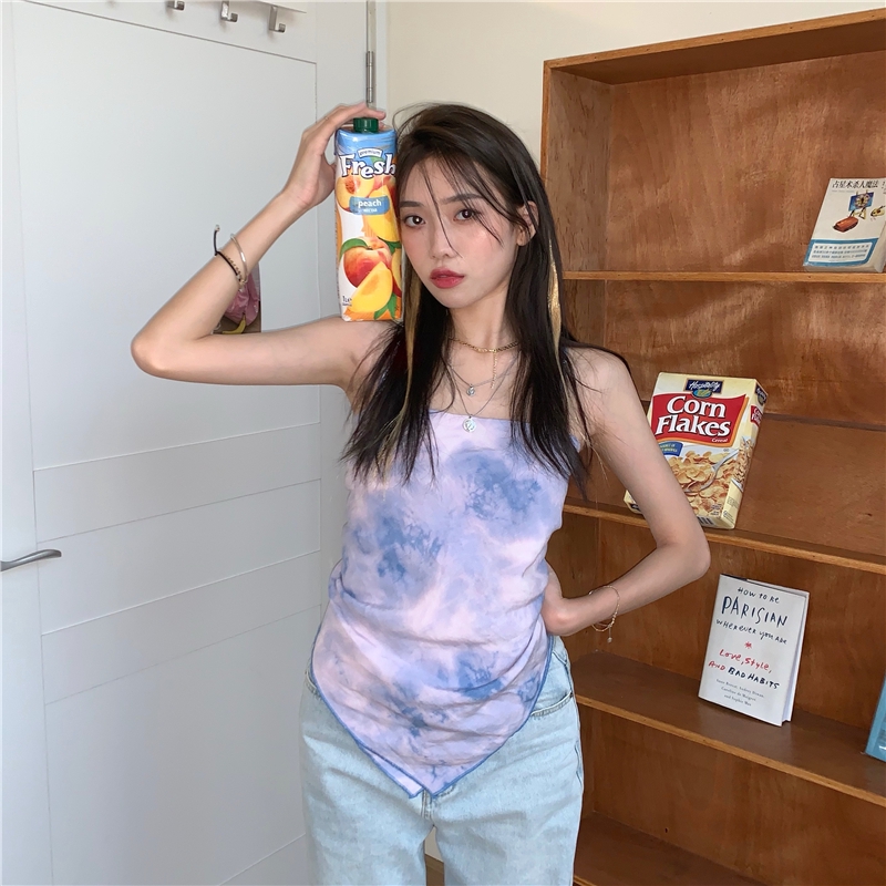 Áo Lửng Hai Dây Phong Cách Hàn Quốc Quyến Rũ Dành Cho Nữ