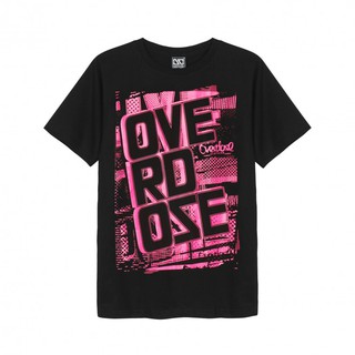 Áo thun Thái Lan in 3D OverDose nền hồng in chữ OverDose T0044-1